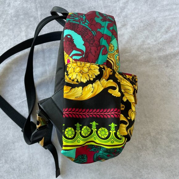 Versace | Nylon Medusa Print Backpack |  Multi color | Preloved - Picture 5 of 6